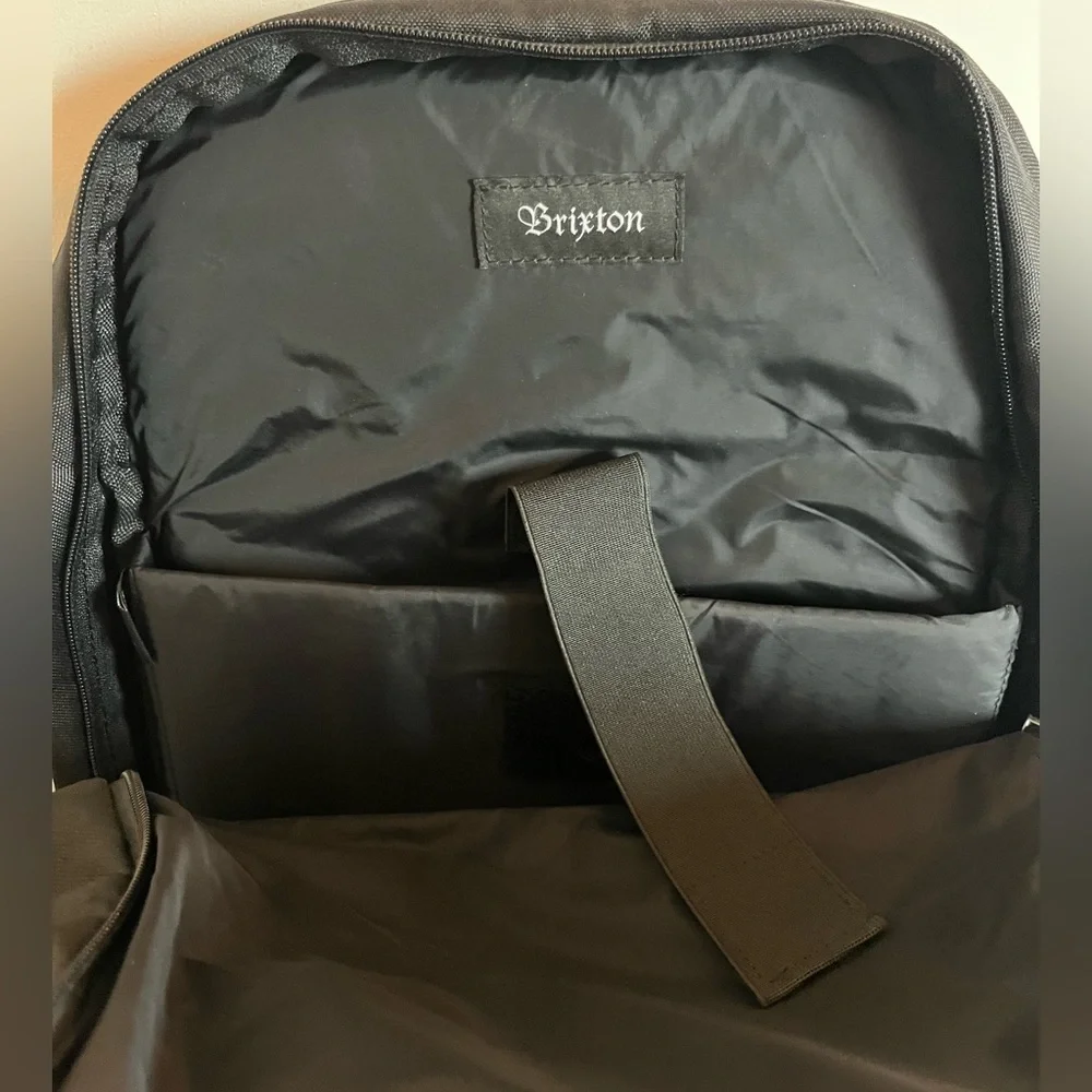 Brixton Canvas Tactical Black and Tan Backpack Full Sized Adjustable Briefcase